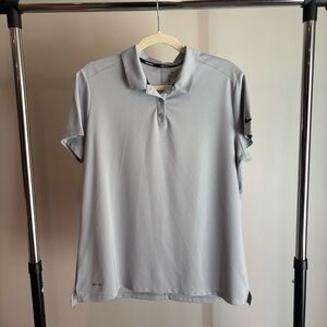 Nike Women's Gray Polo Shirt XL